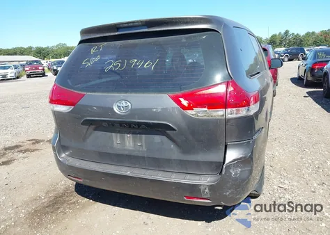 2011 Toyota Sienna из США, поврежденный, VIN 5TDKA3DC8BS007001